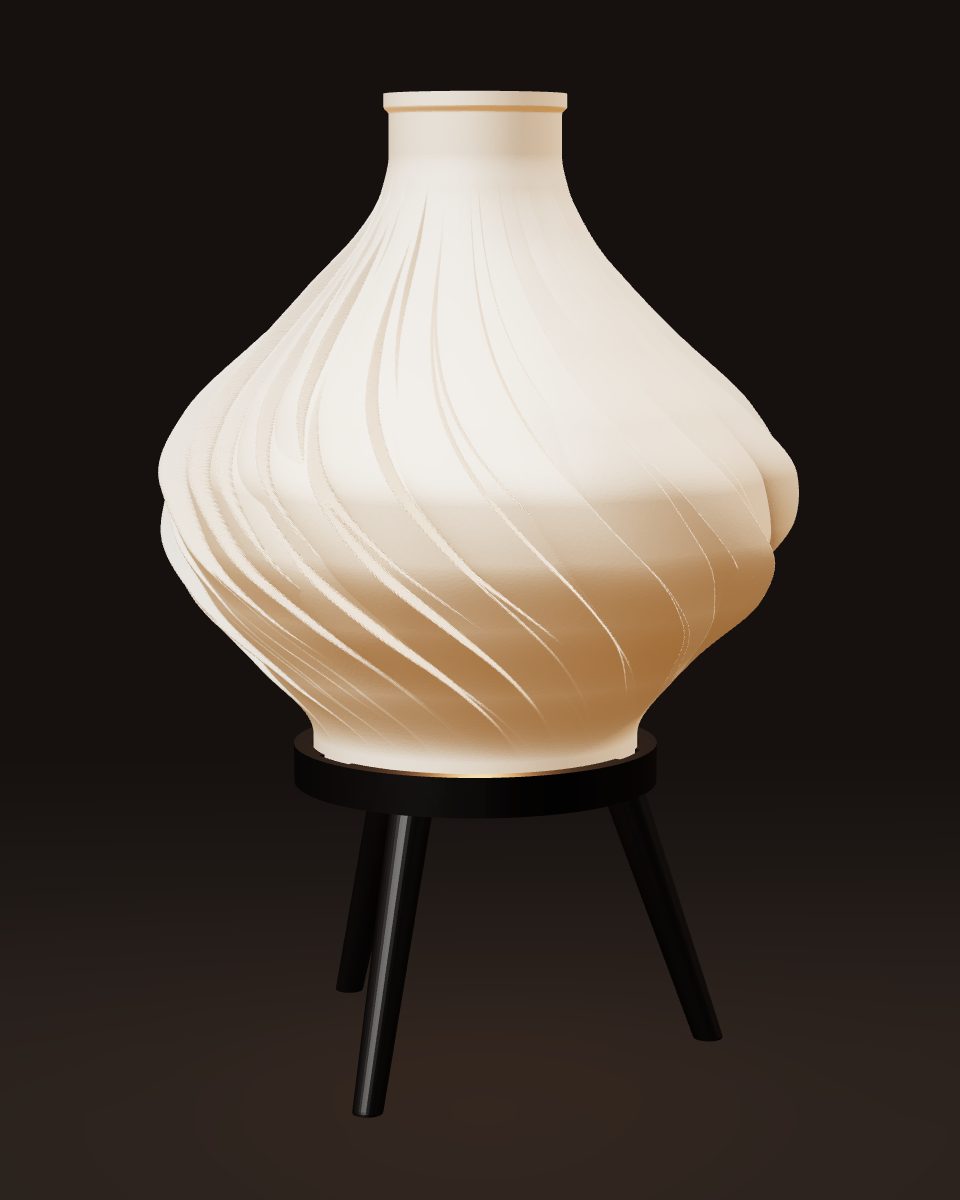 Ribbon Bell lamp