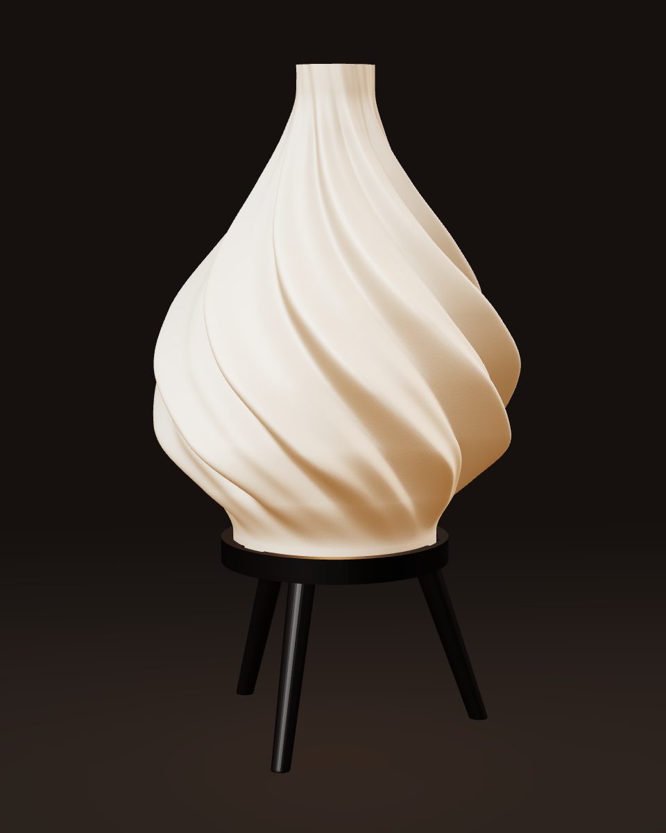 Swirl Onion lamp